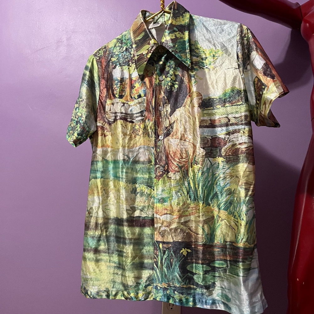 Vintage Kennington Ltd. Button Down Cool Print